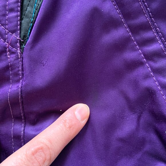 Phenix Alpine Vintage Retro Ski Insulated Hooded Full Zip Jacket 80s 90s Size 16 - Picture 4 of 16